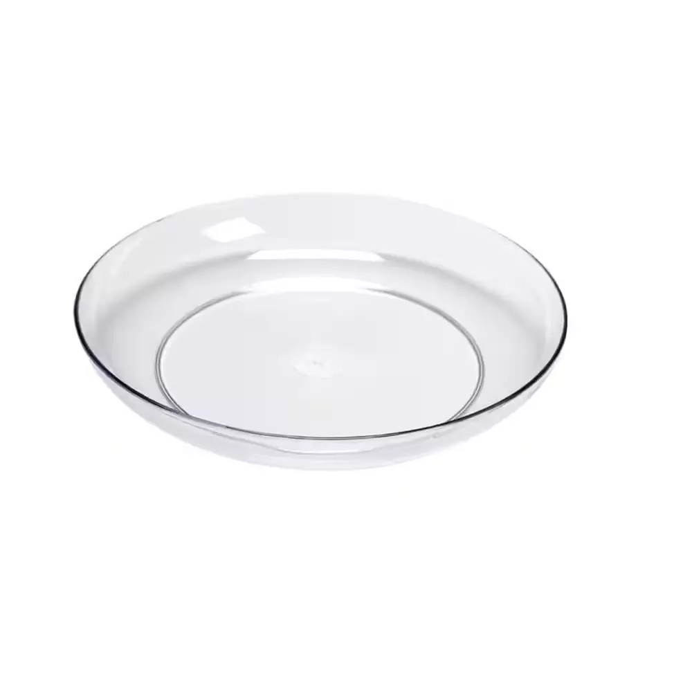 Supplies 9"Clear LOMEY Designer Dish x 1pc 24pcs/cs