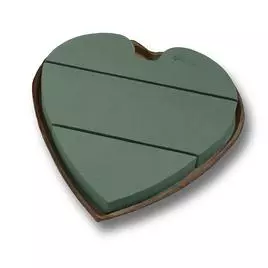 Supplies 12" Mache Solid Heart x 2/pk 2pk/cs 